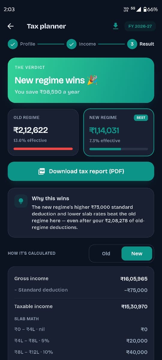 FinBuddy — Tax management